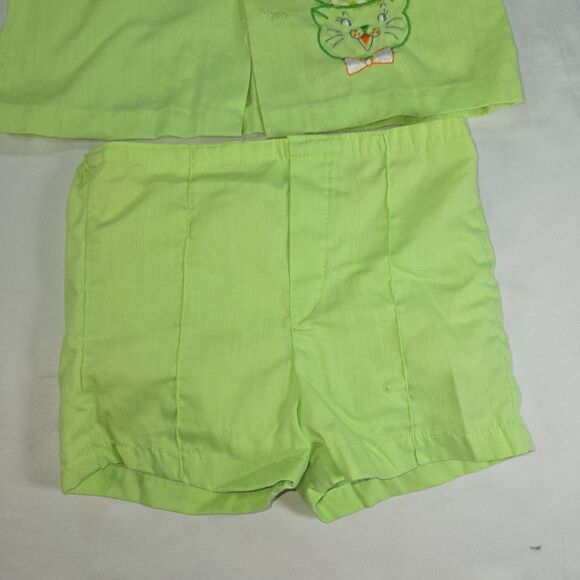 Infant Boy's 9-12 Month Summer Formal Dress Two-Piece Sets Yellow Blue Green - Picture 5 of 16